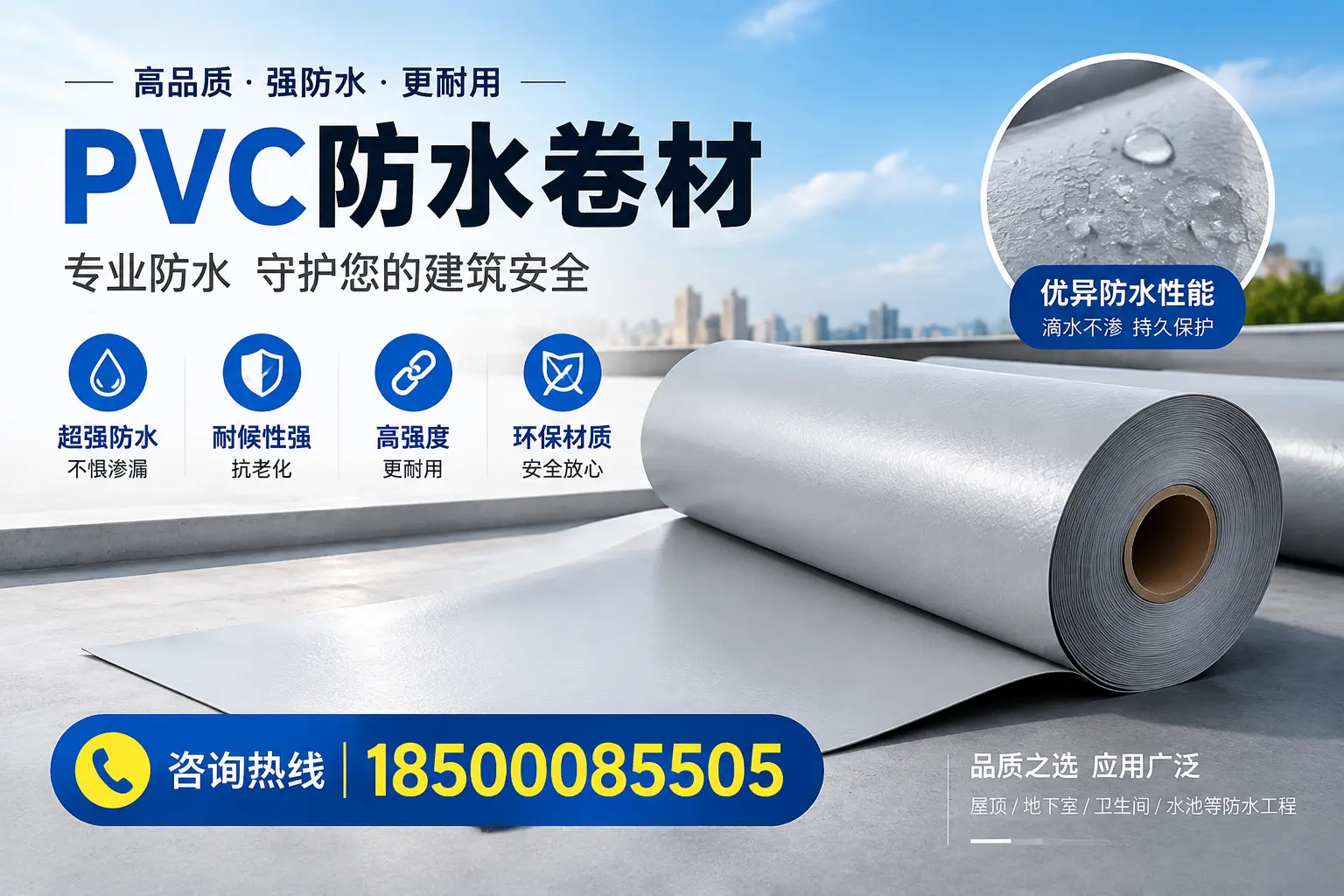 深圳地区pvc防水卷材的市场现状与发展趋势